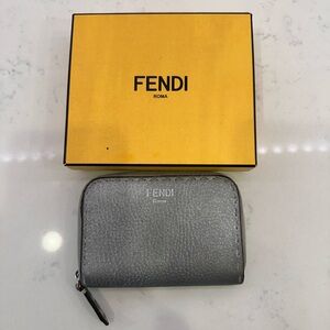 Fendi zippy card wallet